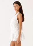 Jovanna Lace Mini Dress White