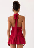 Esme Mini Dress Red Magenta