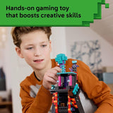 LEGO Minecraft The Enderman Tower Building Toy for Boys Girls Video Game Building Set for Kids Ages 9 2 Toys in 1 for Player Vs Player Pretend Play Gift Idea for Gamers 21279