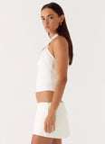 Midnight Sky Top White