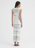 Printed Ruched Jersey Midaxi Dress
