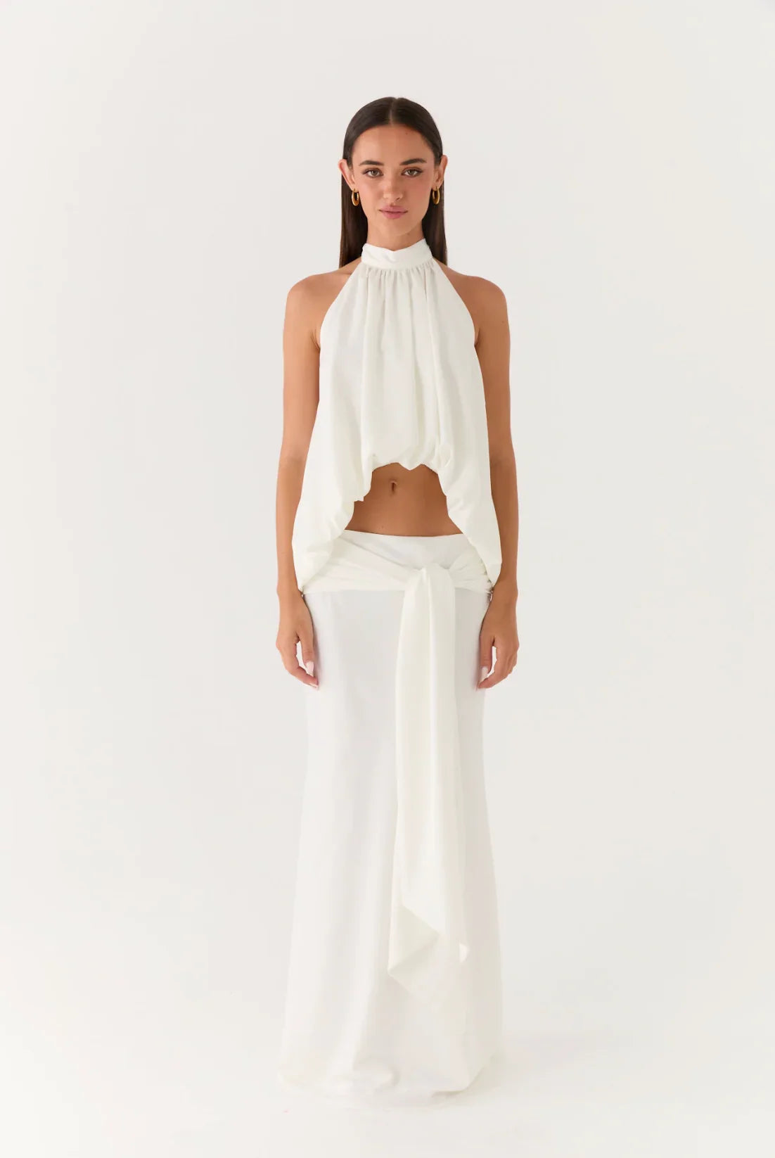 Eirlys Maxi Skirt White