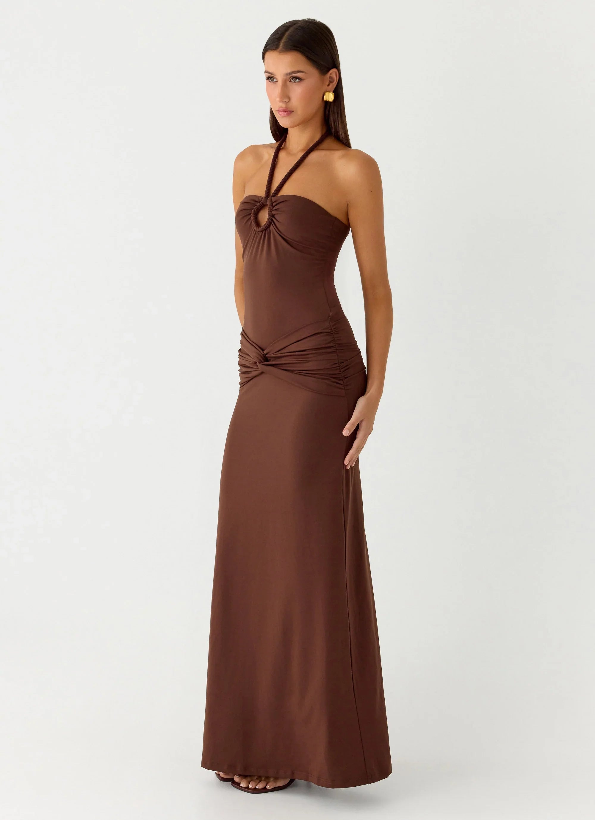 Sacred Maxi Dress Chocolate