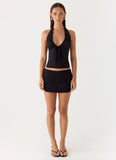 Ask You Twice Top Black
