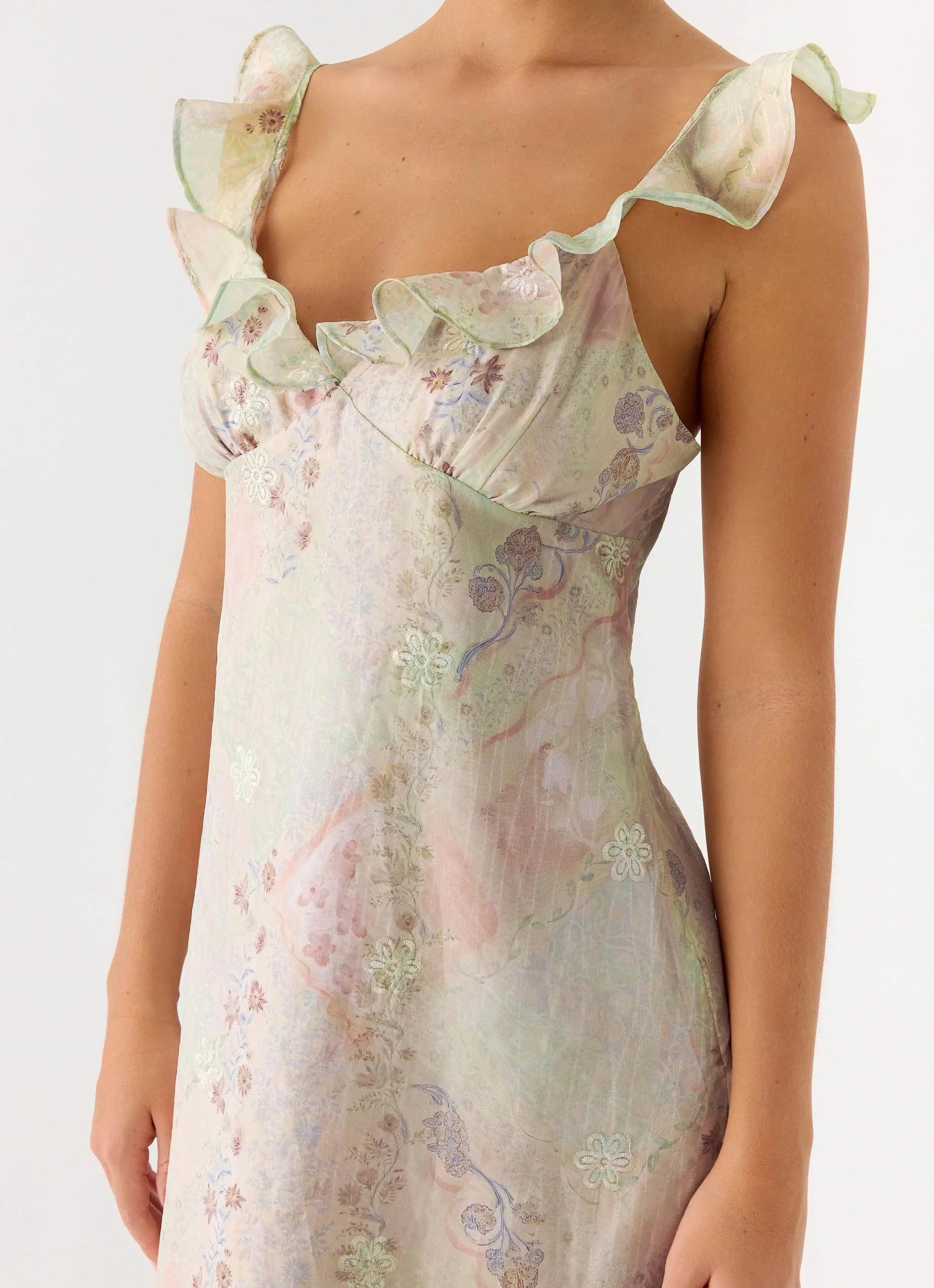 Europa Midi Dress Mystic Paisley