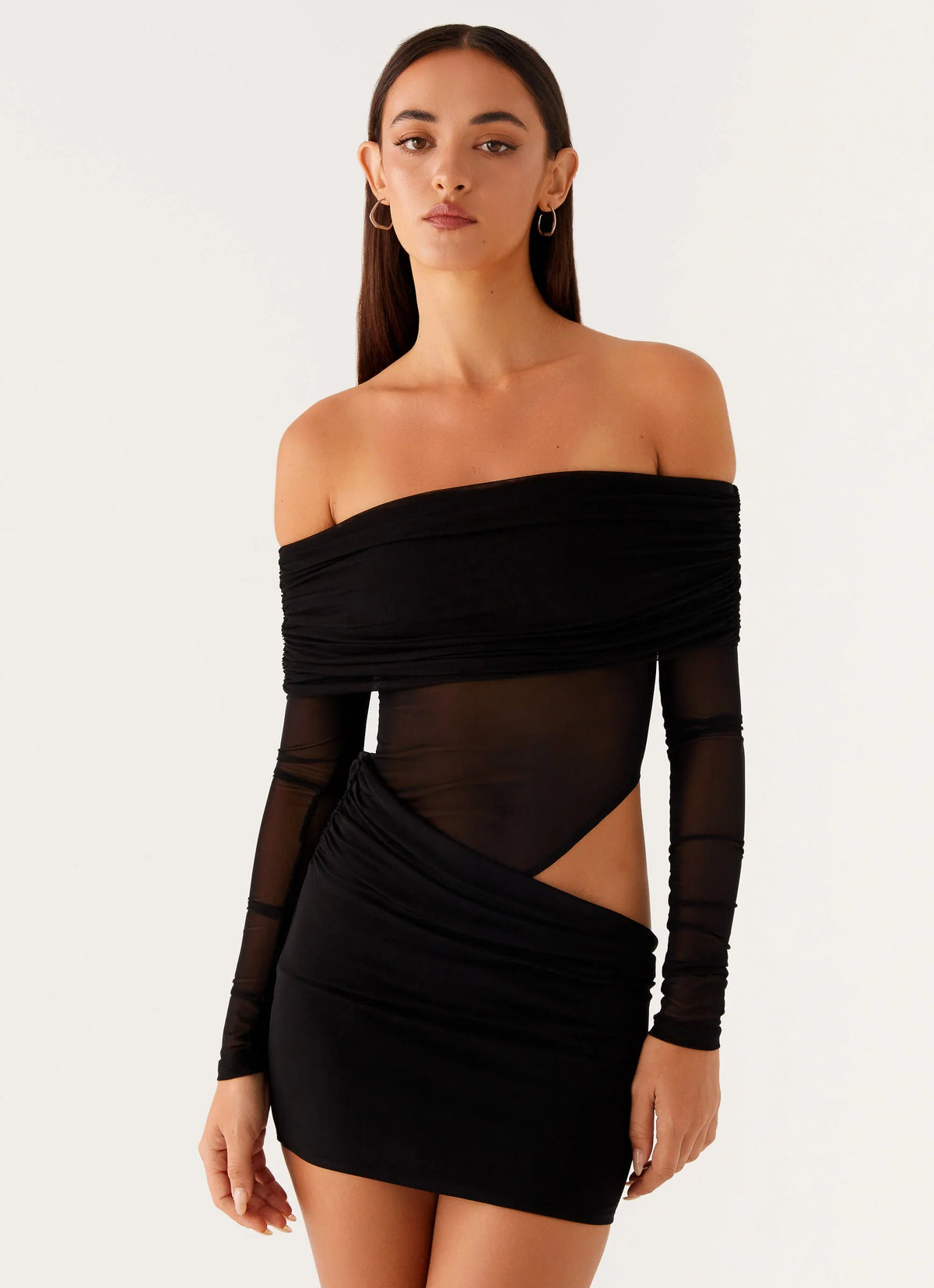 No Doubt Mini Dress Black