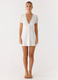 Sweet Lullaby Mini Dress White