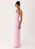 Monelise Strapless Maxi Dress Pink