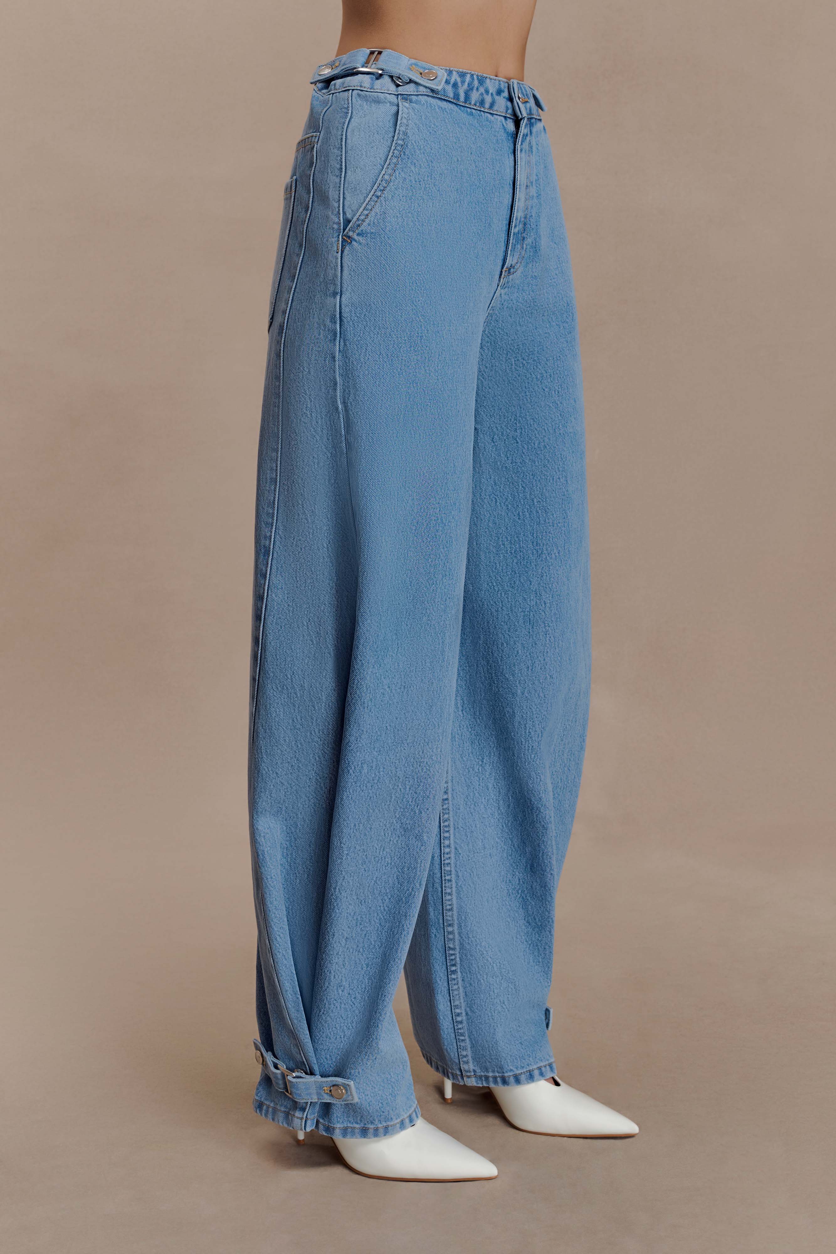Flossie Multi Way Denim Jeans Classic Blue