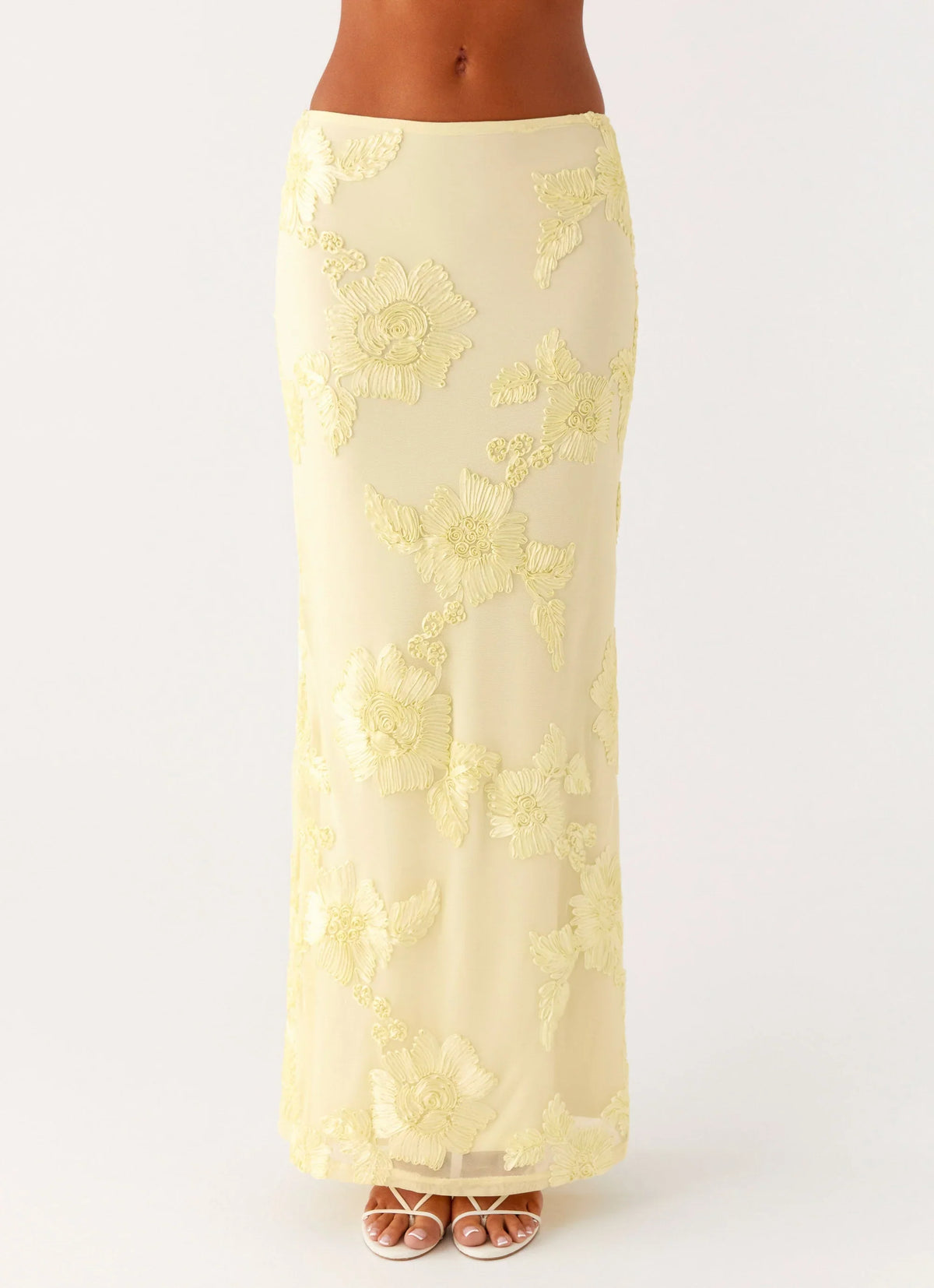 Radiate Maxi Skirt Yellow