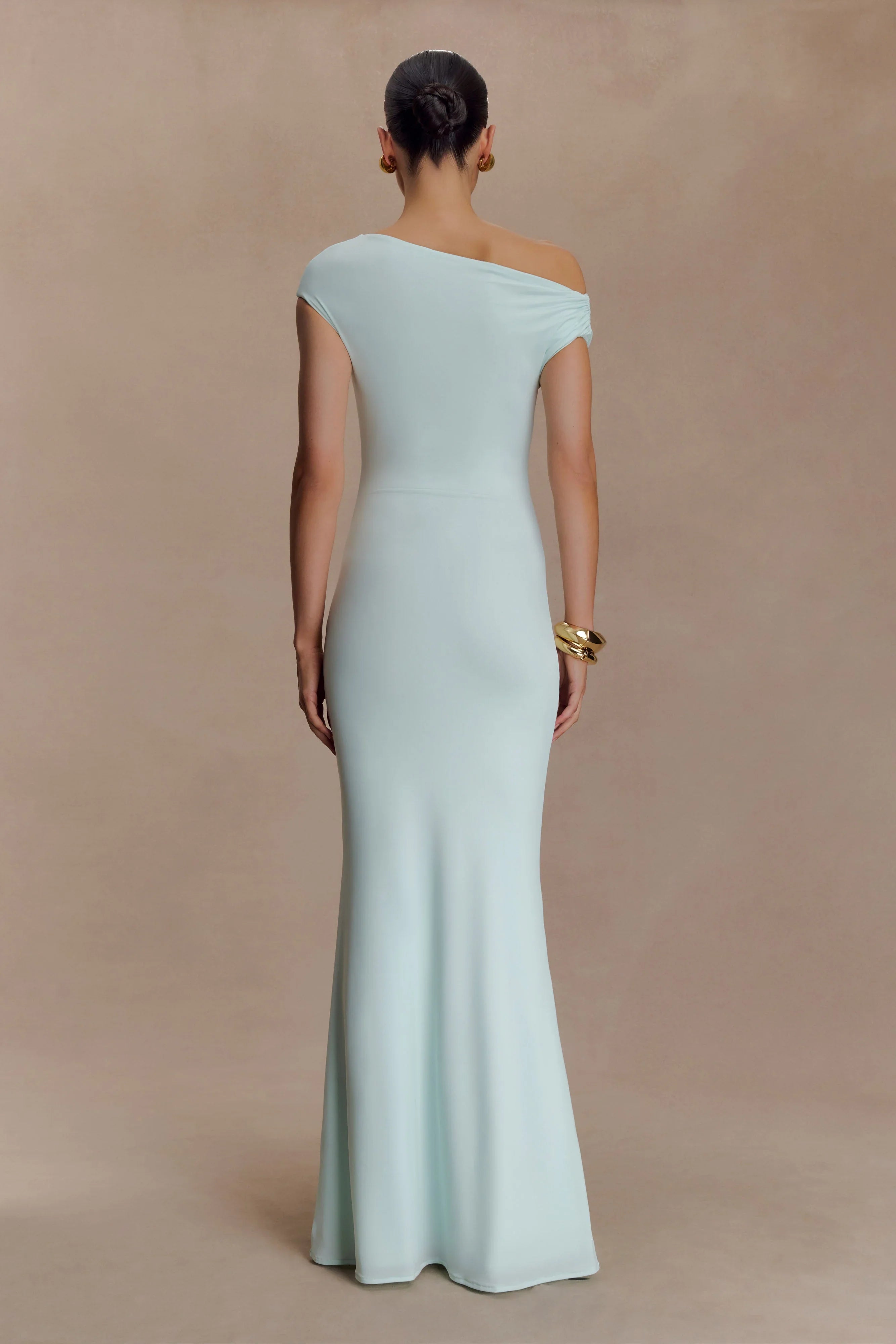 Kinsley Slinky Maxi Dress With Hardware Lagoon