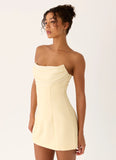 Luna Rosa Mini Dress Baby Yellow