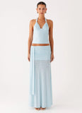 Blaze Halter Top Blue