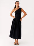 Janessa Midi Dress Black