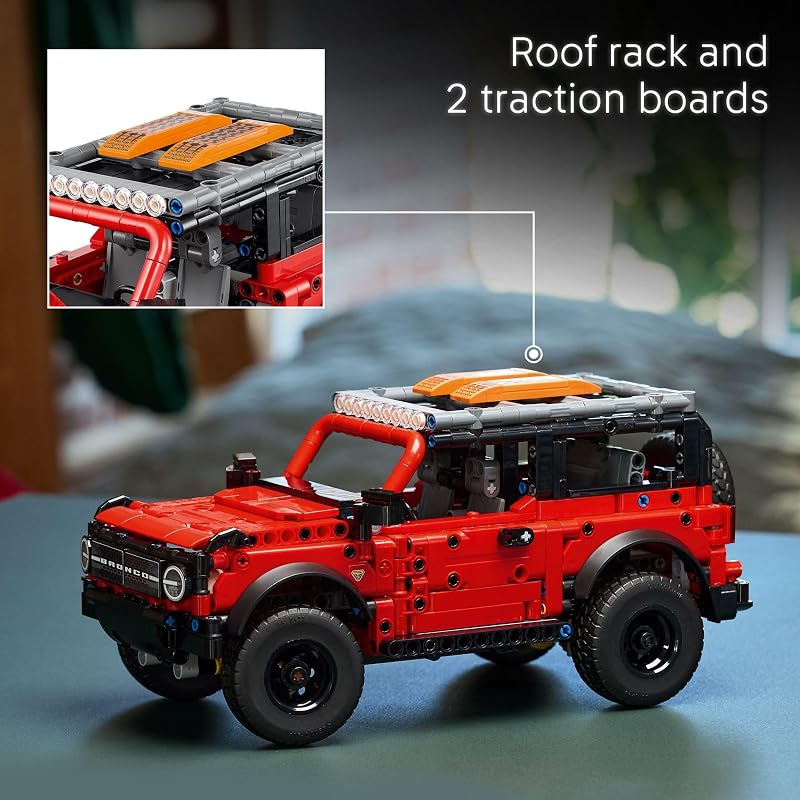 LEGO Technic Kids Toy Car Building Kit for Boys and Girls Ages 10 Makes a Cool Birthday Gift Authentic Ford Trim Details 42213