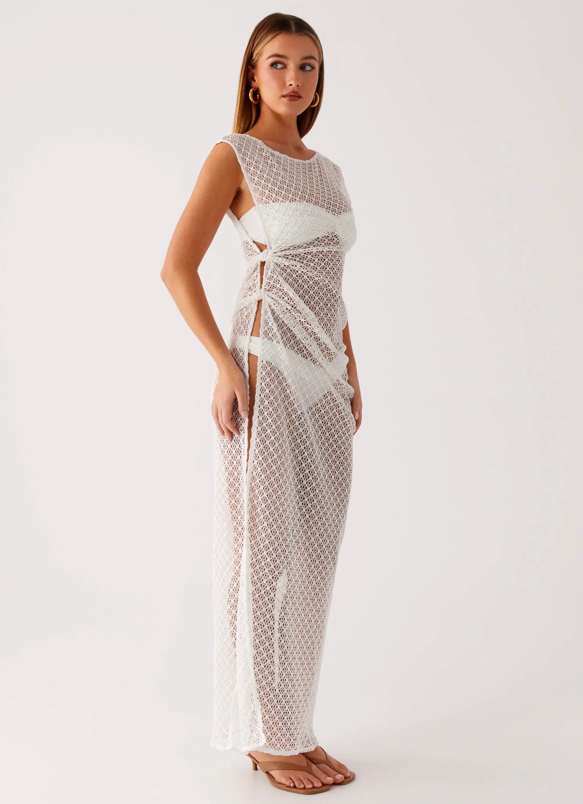 Maeva Maxi Dress White