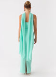 Libra Maxi Dress Aqua