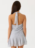 Mura Mini Dress Misty Blue