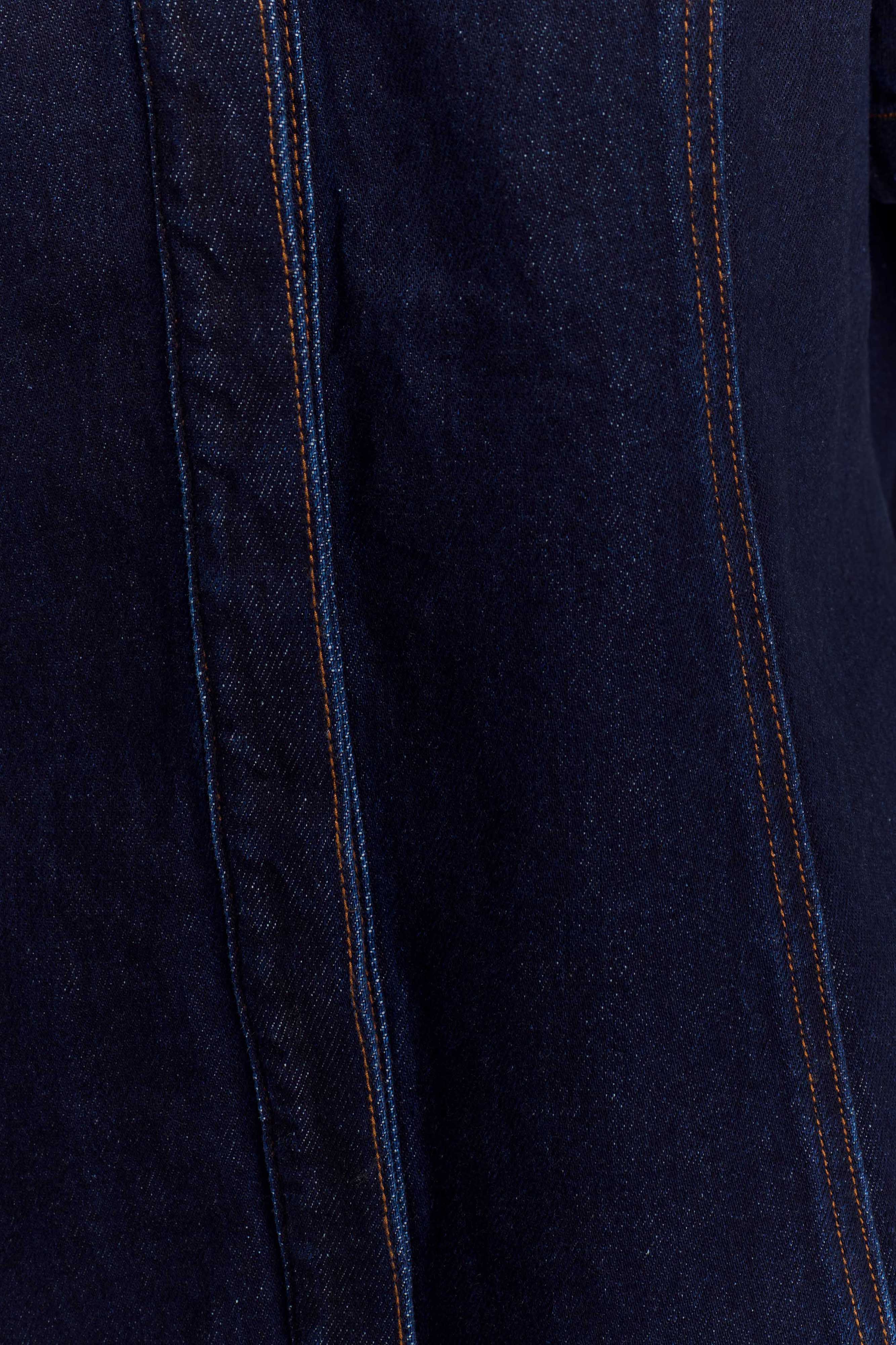 Maya Oversized Denim Shirt Indigo Blue