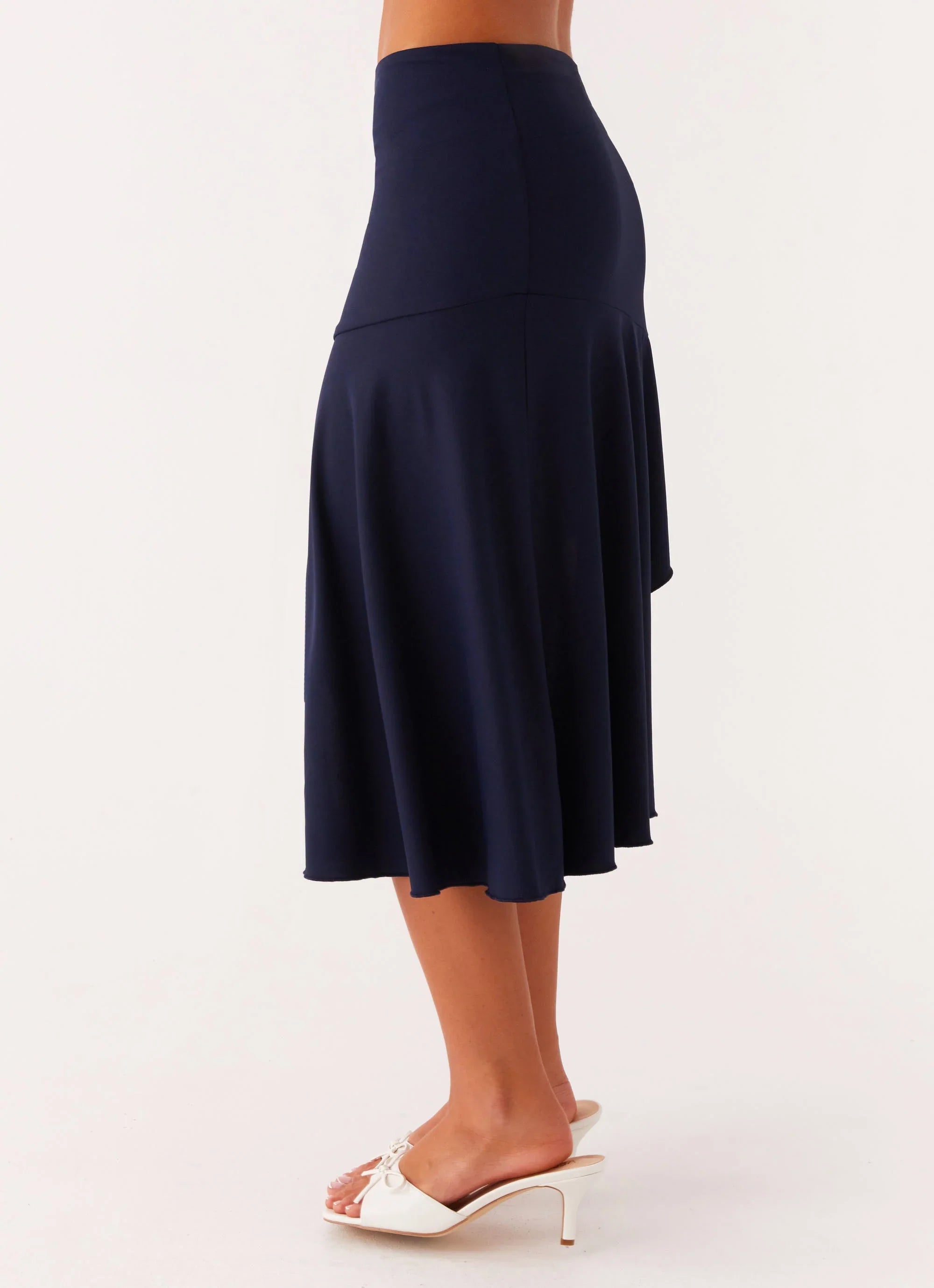 Viola Midi Skirt Navy