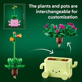 LEGO Botanicals Rocking Plants Building Toy for Kids Girls Boys Ages 9 Decor for Dorm Desk or Shelf Housewarming Gift Ideas 11506