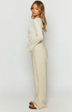 Cabo Cream Linen Blend Pants