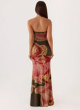 Iroha Strapless Maxi Dress Jungle Grove