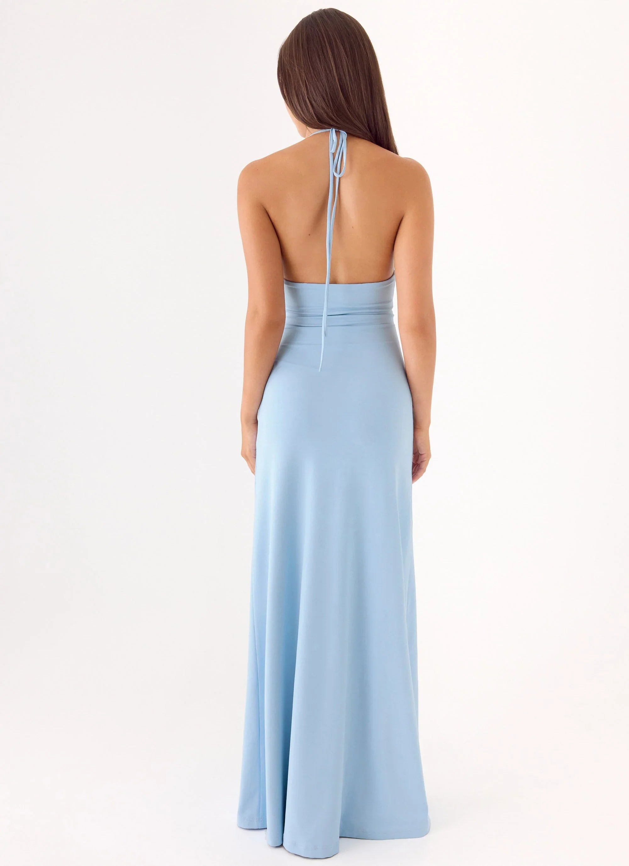 Miliano Handwoven Maxi Dress Blue
