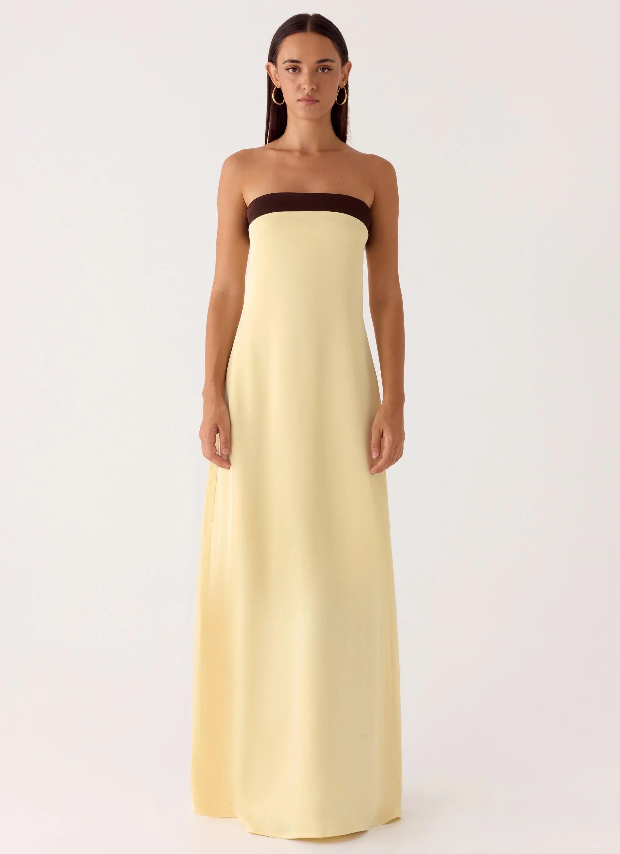 Jiana Maxi Dress Baby Yellow