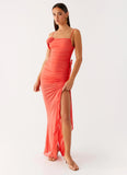 Louana Maxi Dress Coral