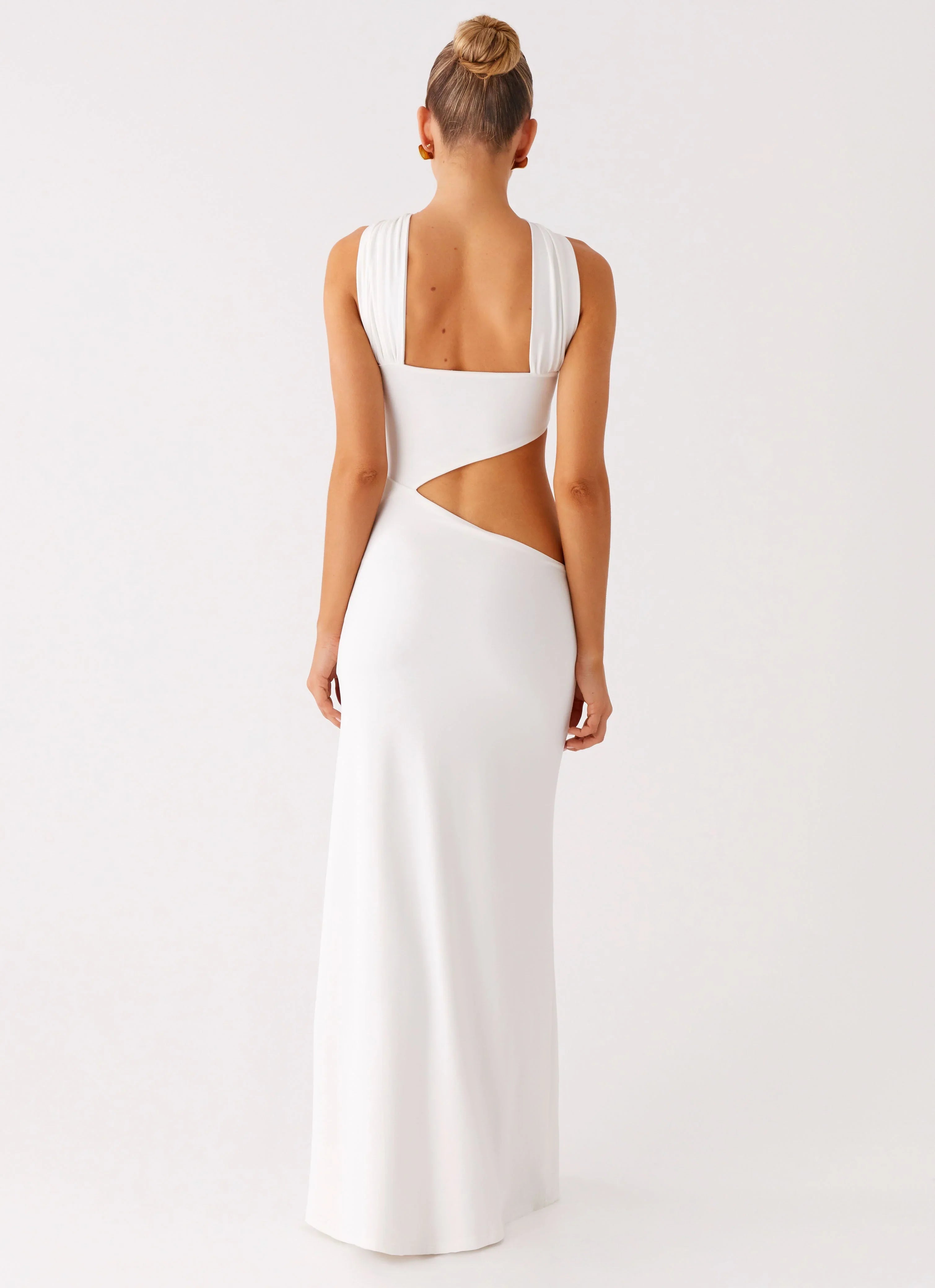 Juliander Knot Maxi Dress White