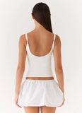 Sugar Talking Mini Skort White