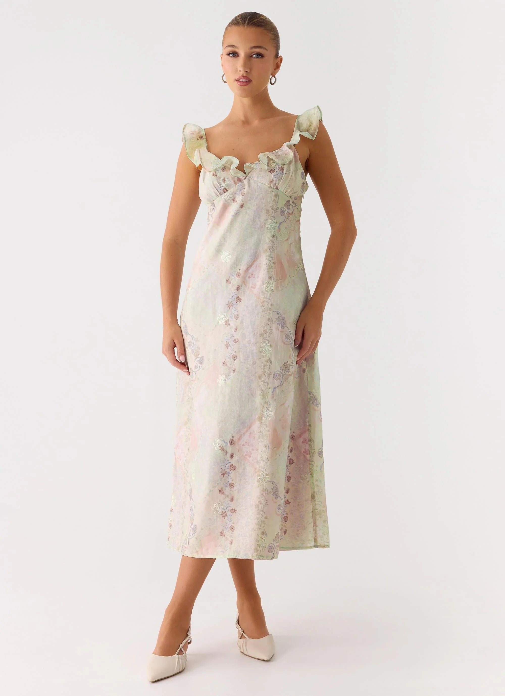 Europa Midi Dress Mystic Paisley