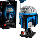 LEGO Star Wars Jango Fett Helmet DIY Model Kit for Adults 18 Collectible Building Set Room Decor Idea for Attack of The Clones Fans Gift for Birthdays 75408