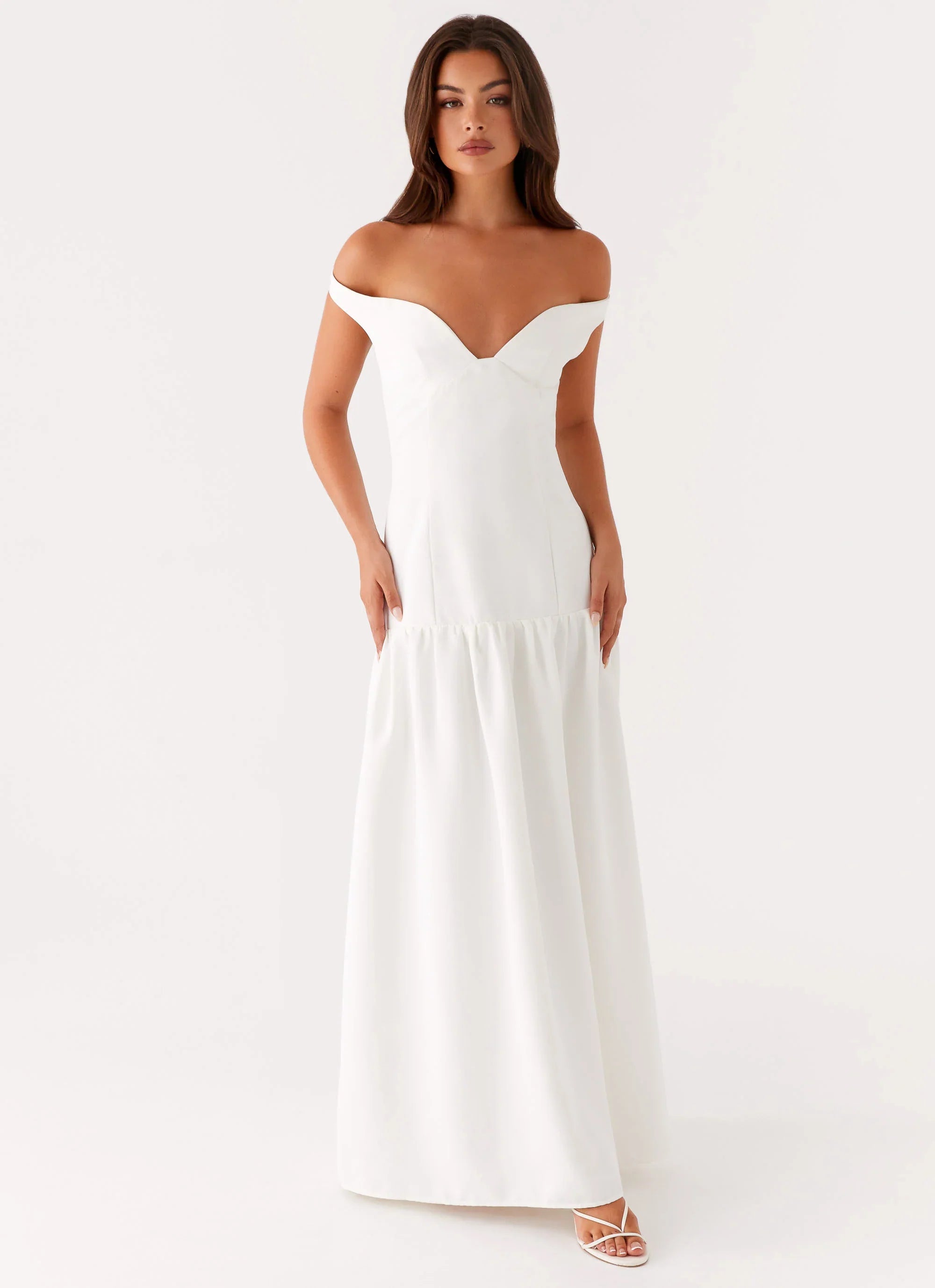 Basel Maxi Dress White