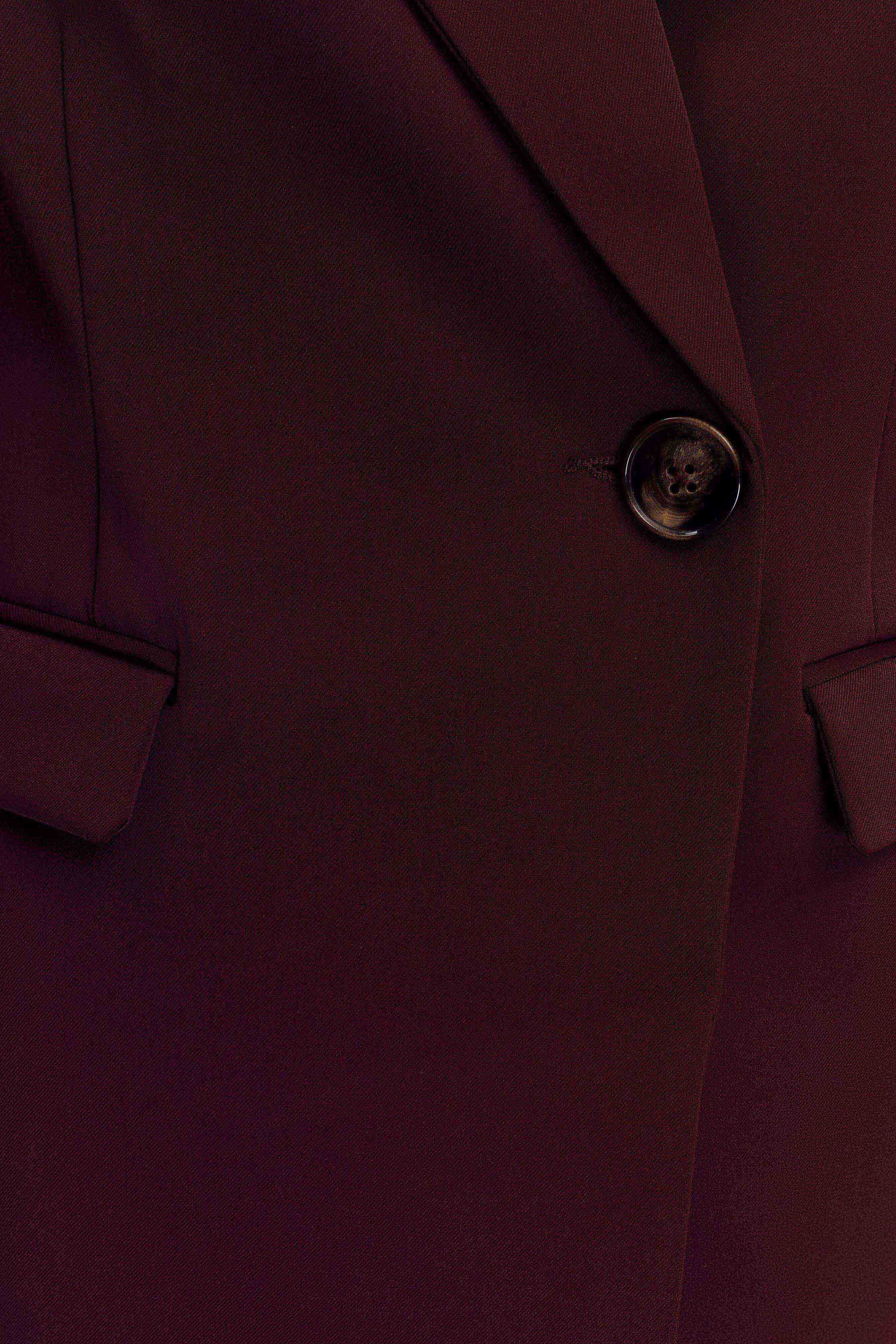 Mateo Oversized Blazer Mahogany