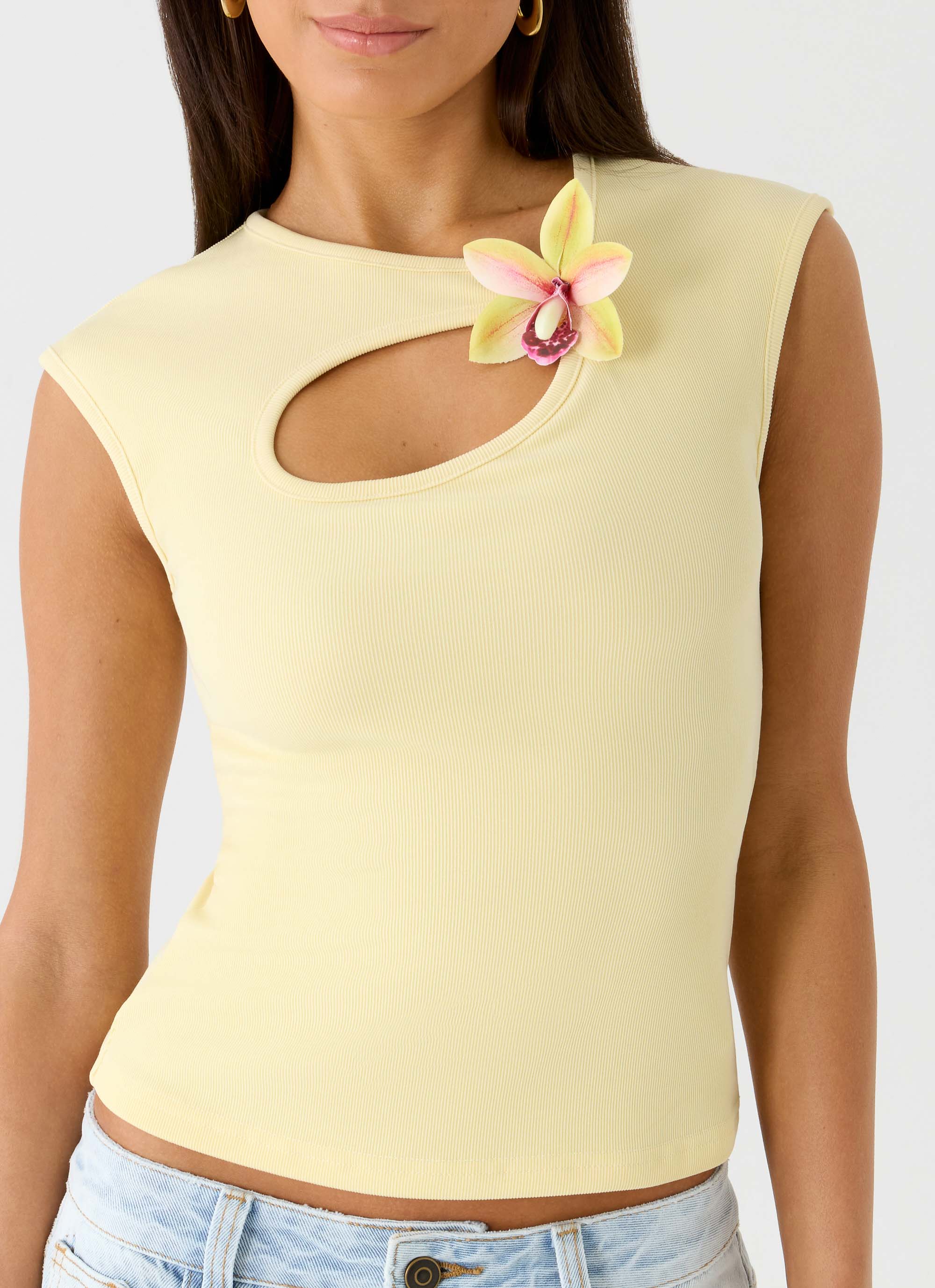Luxie Top Yellow