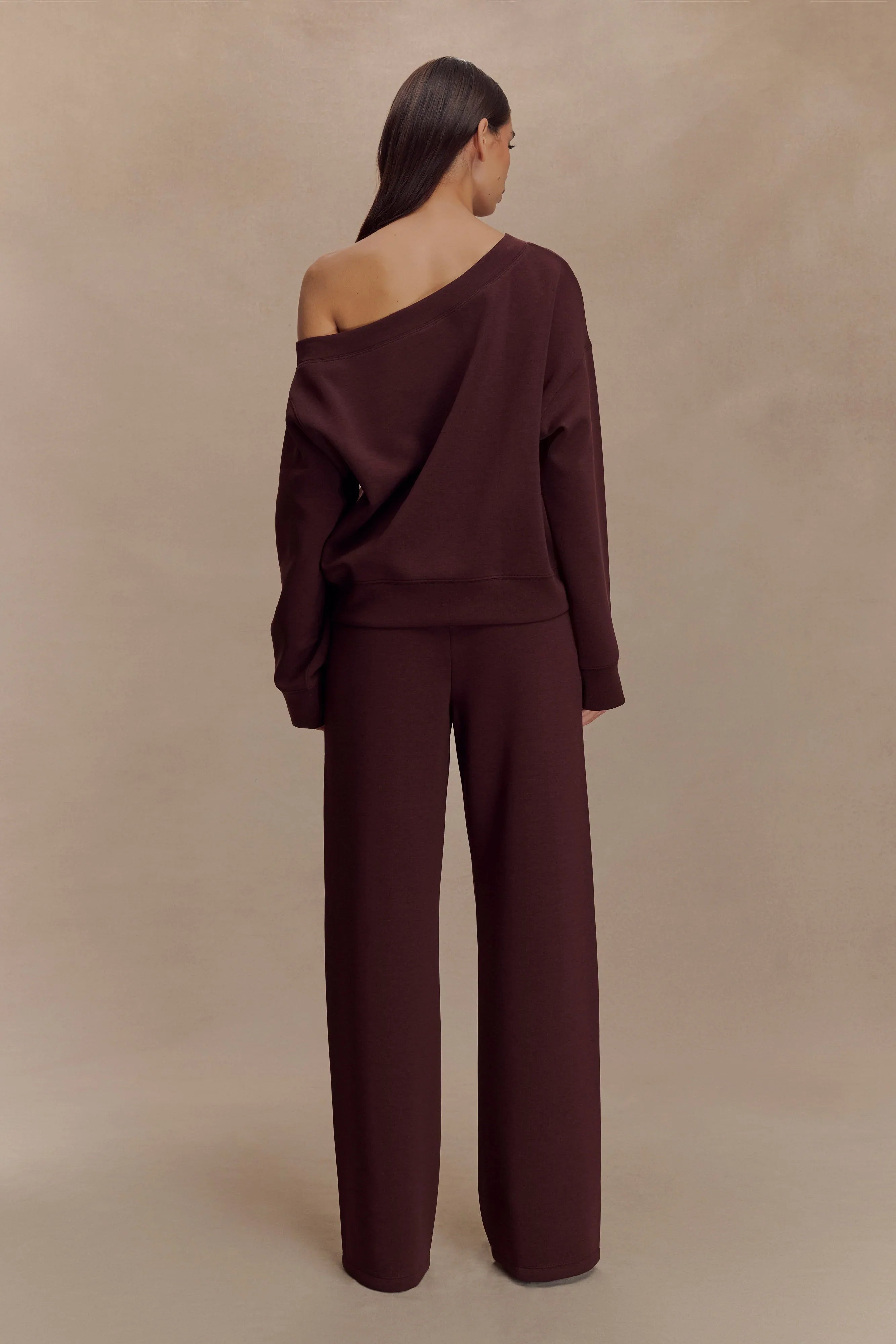 August Straight Leg Jogger Chocolate