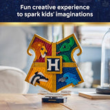 LEGO Harry Potter Hogwarts House Crest 76462 Collectible Building Toy for Girls Boys Ages 12 Display as Bedroom or Book Shelf Decor W Stand 545 pieces Gifts Idea