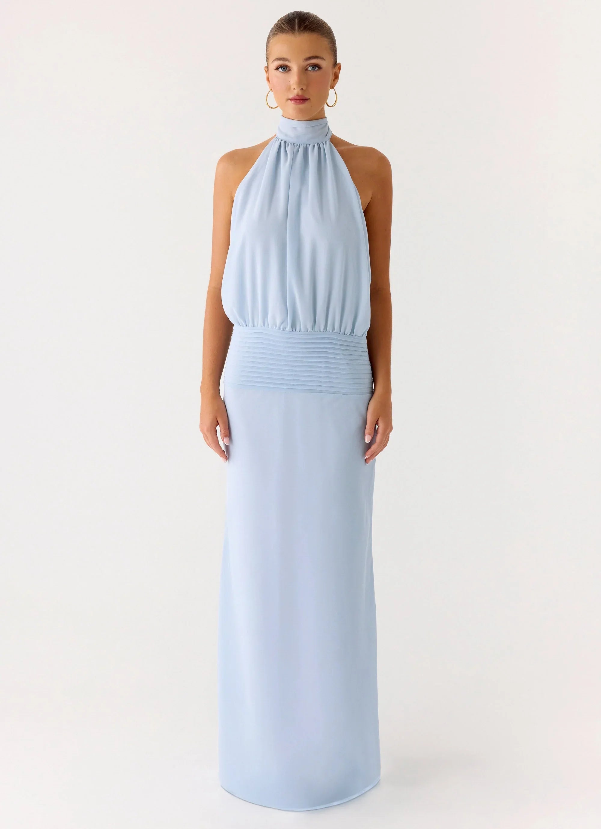 Lalia Maxi Dress Pale Blue
