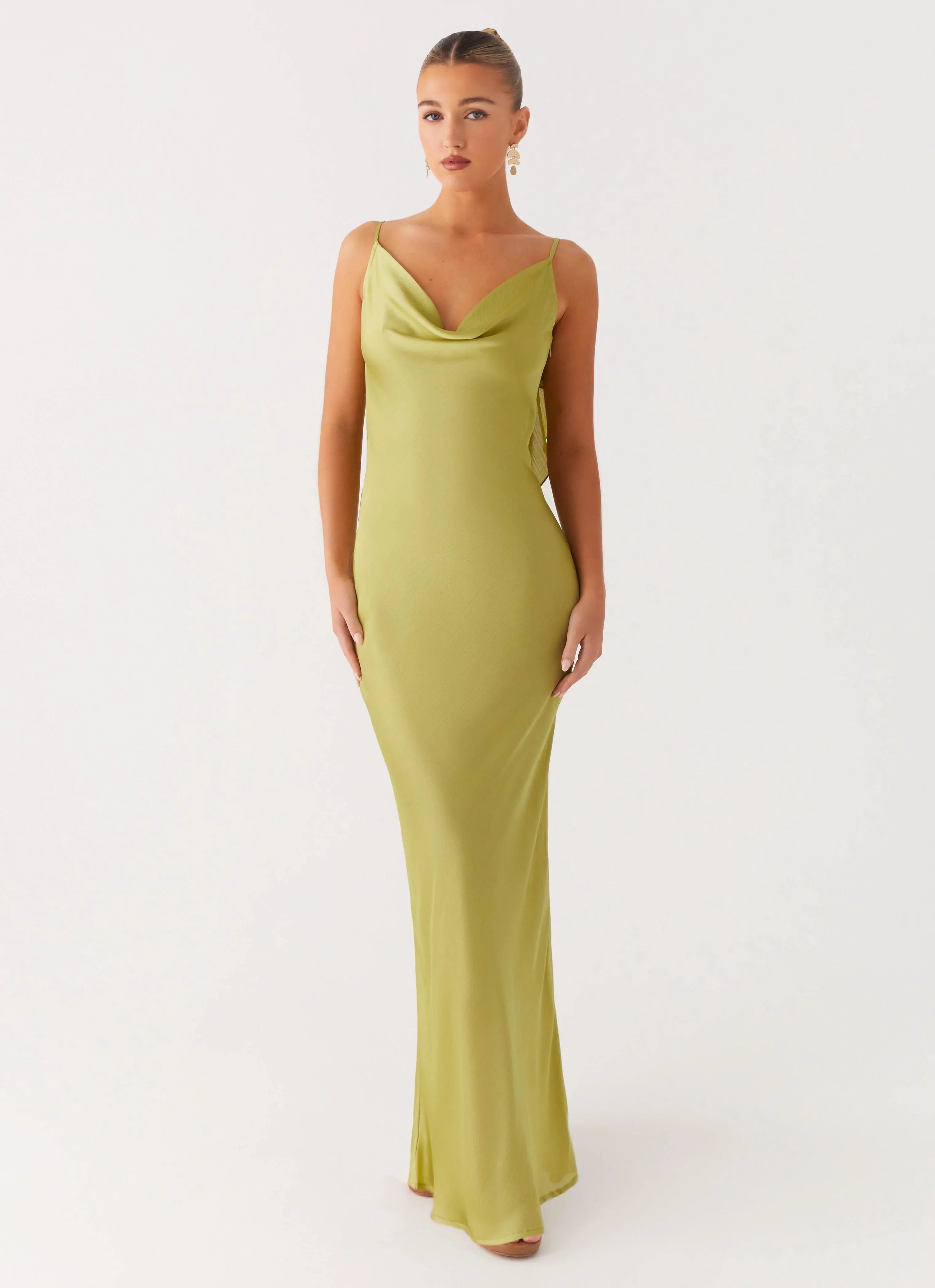 Jade Escape Maxi Dress Lime