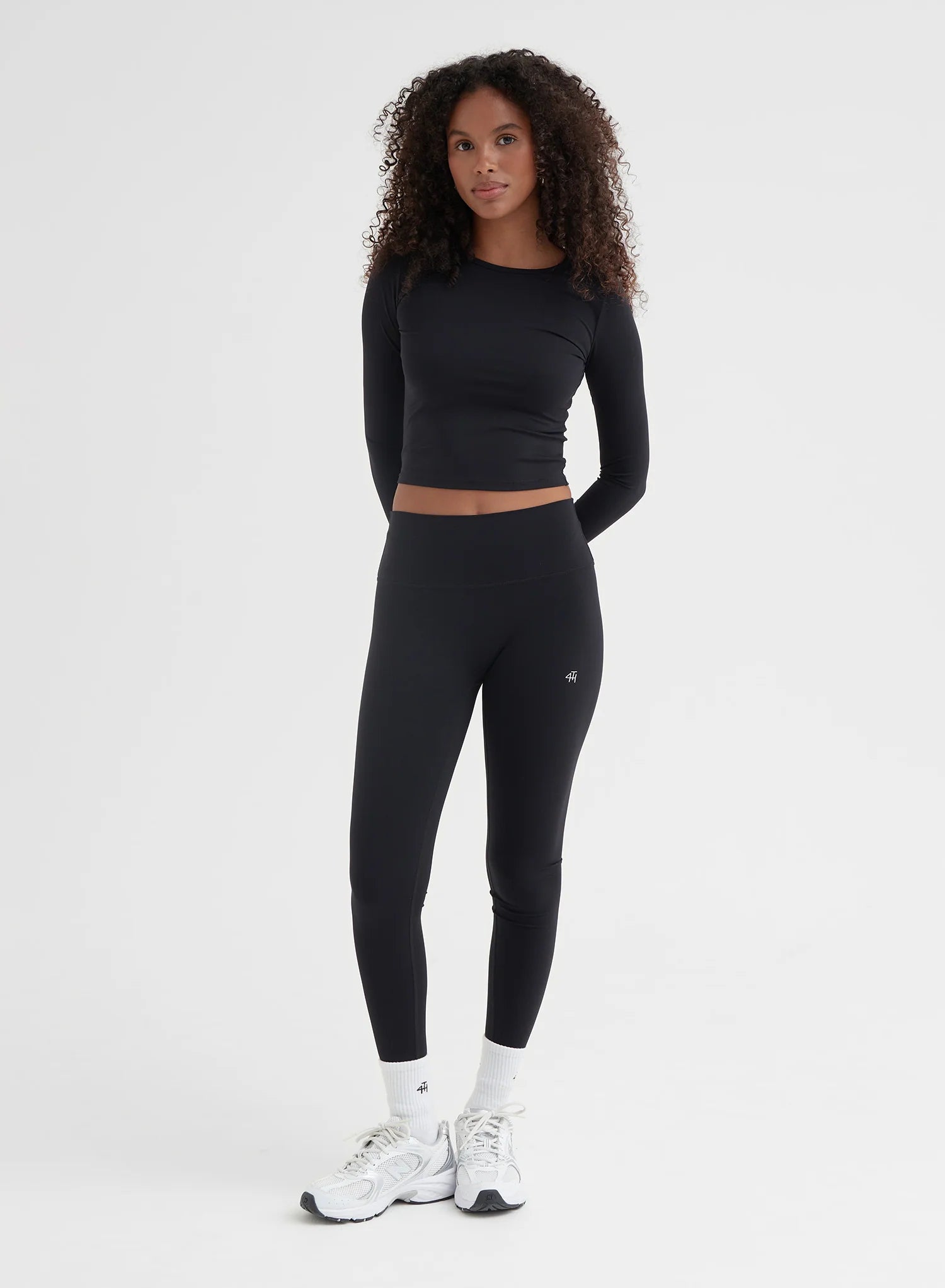 Black Fourth Long Sleeve Top