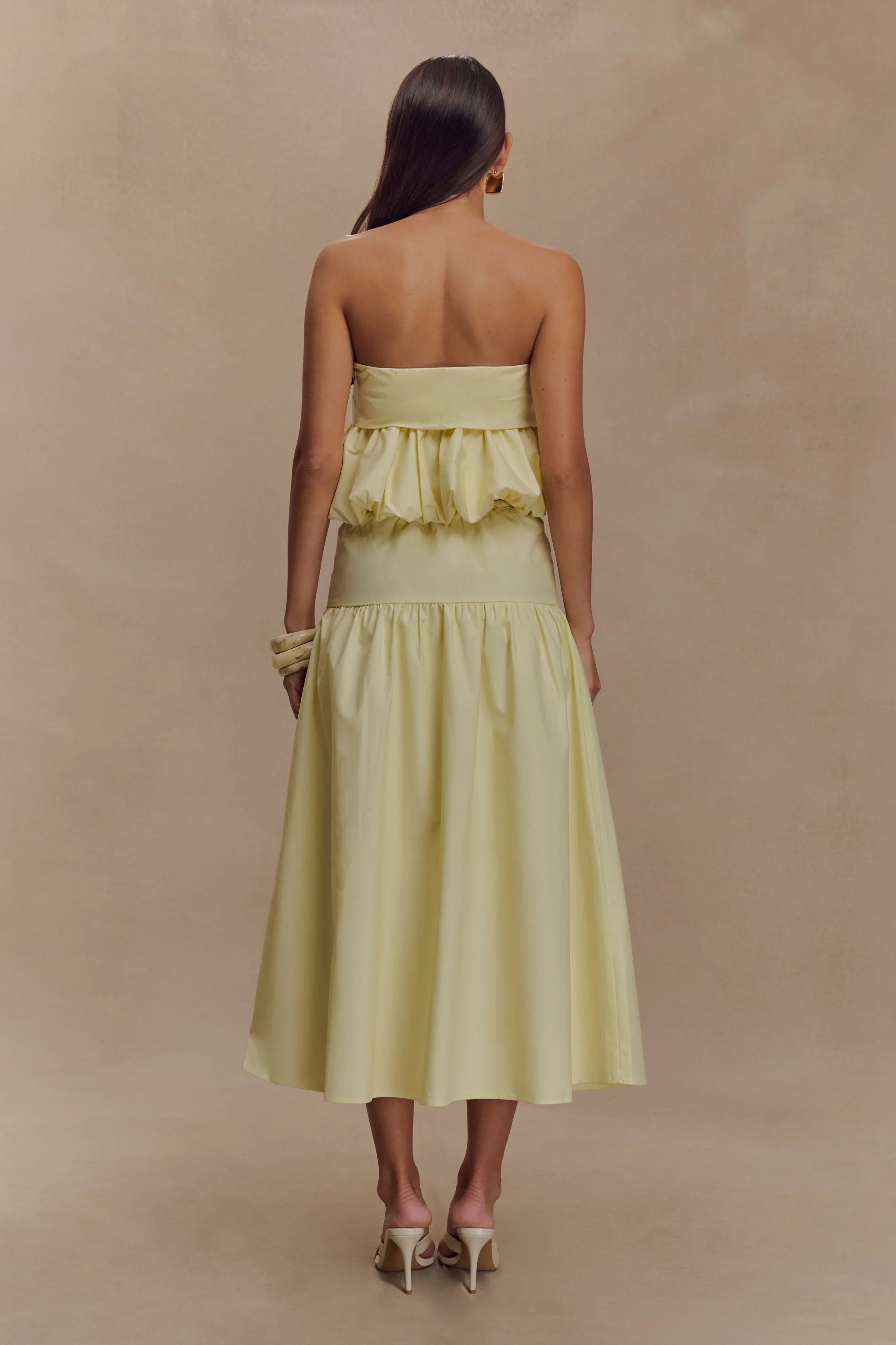 Amirah Midi Skirt Lemon