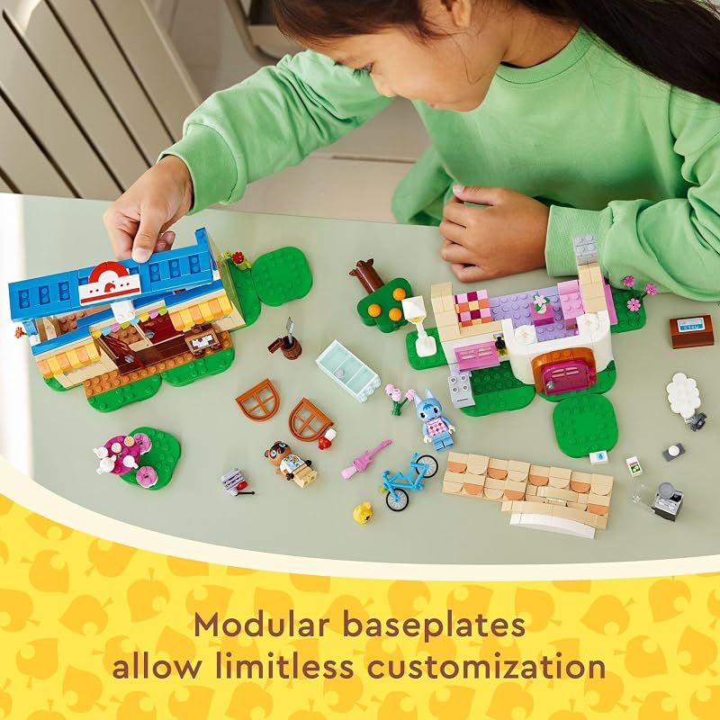 LEGO Animal Crossing Nooks Cranny Rosies House Buildable Video Game Toy for Kids Includes 2 Animal Crossing Toy Figures Birthday Gift Idea for Girls and Boys Aged 7 and Up 77050