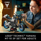 LEGO Technic Yamaha MT 10 SP Building Set for Adults Ages 18 Motorcycle Model Kit for Display Home Office Desk Shelf Decor Gift for Men Women 42159