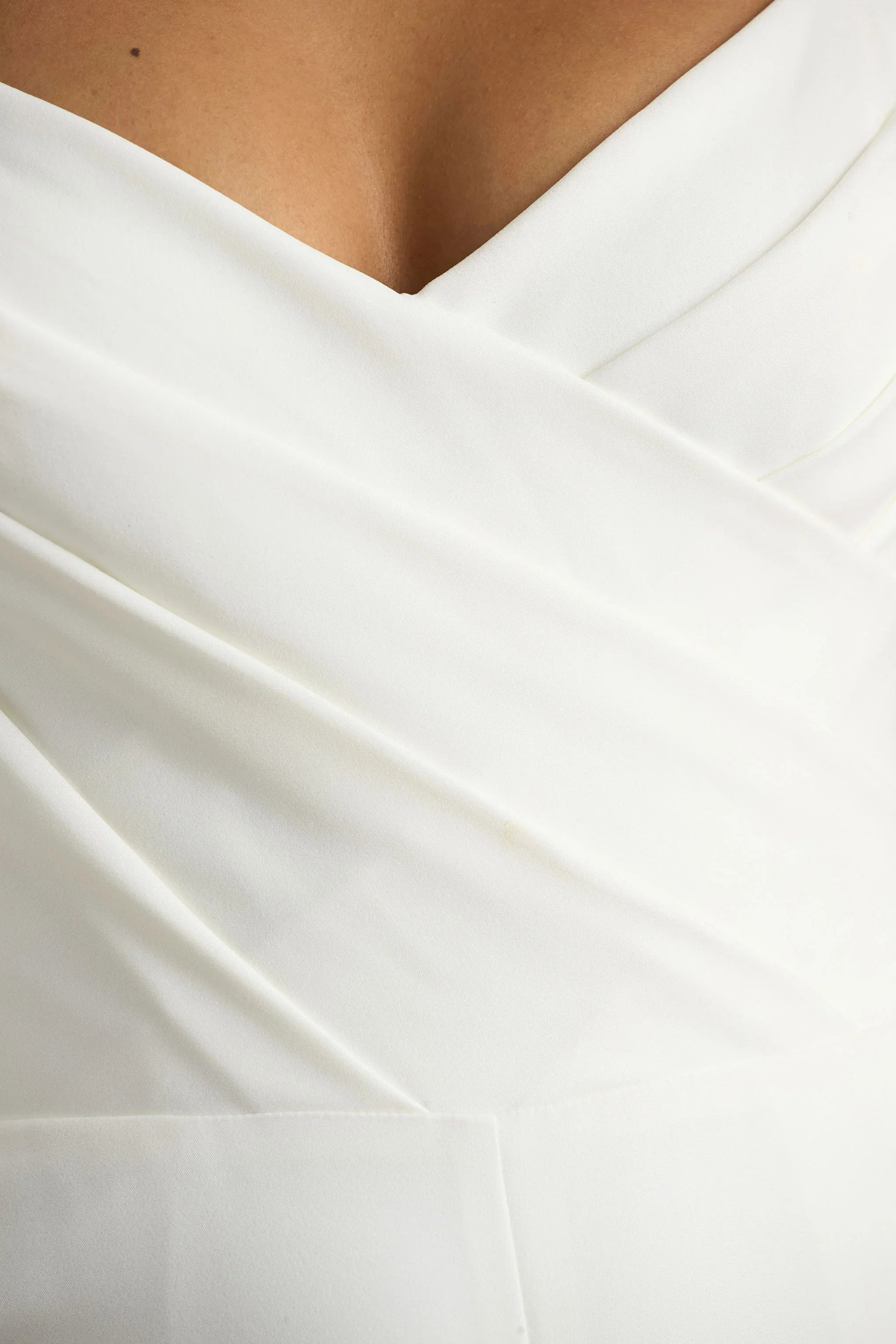 Dainty White Sweetheart Jumpsuit