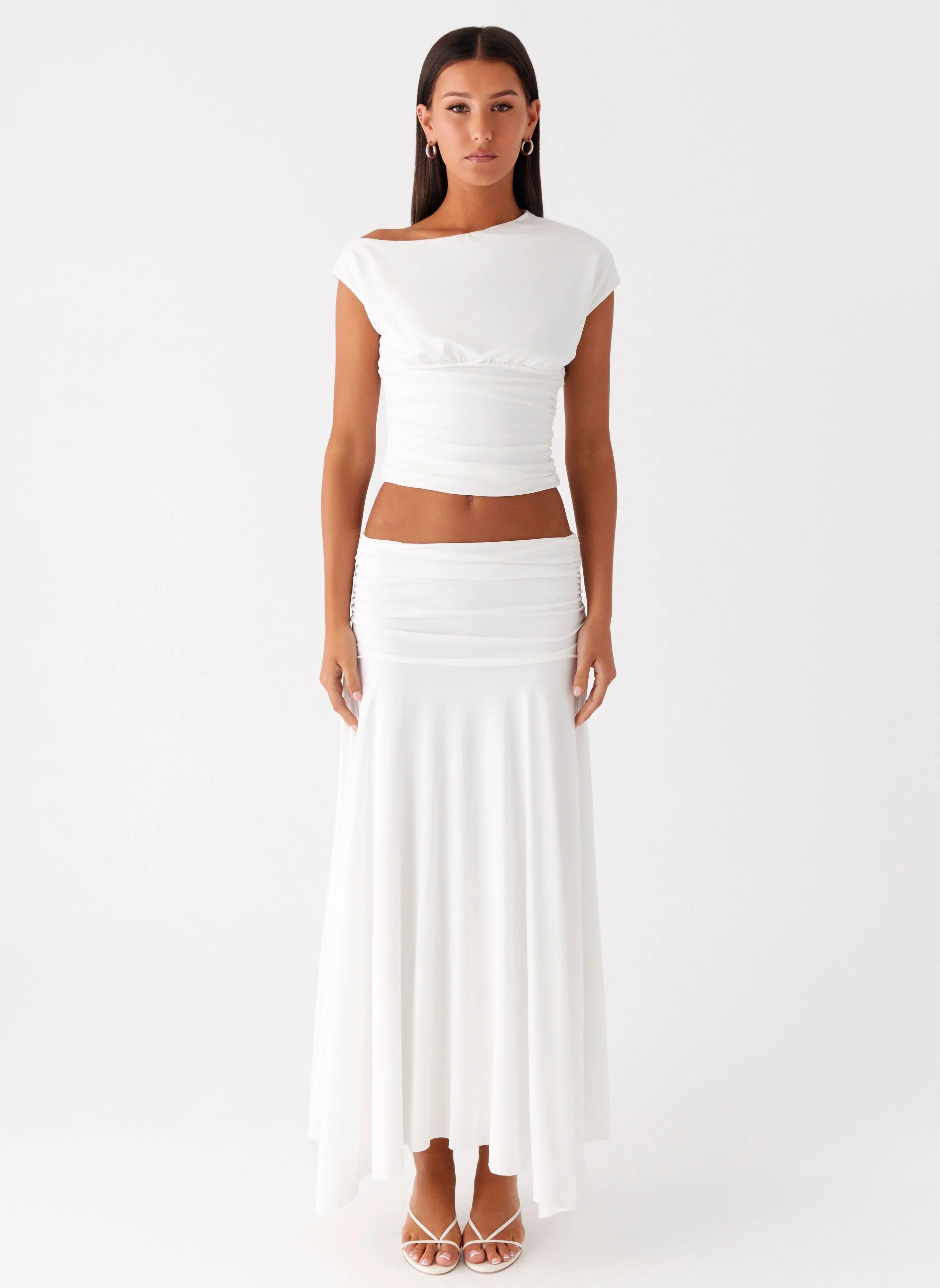 Liana Asymmetrical Top White