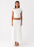 Liana Asymmetrical Top White