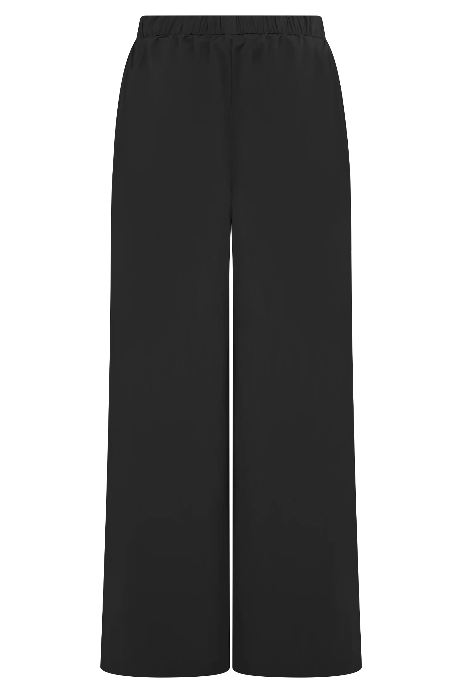 Campbell Cotton Wide Leg Pants Black