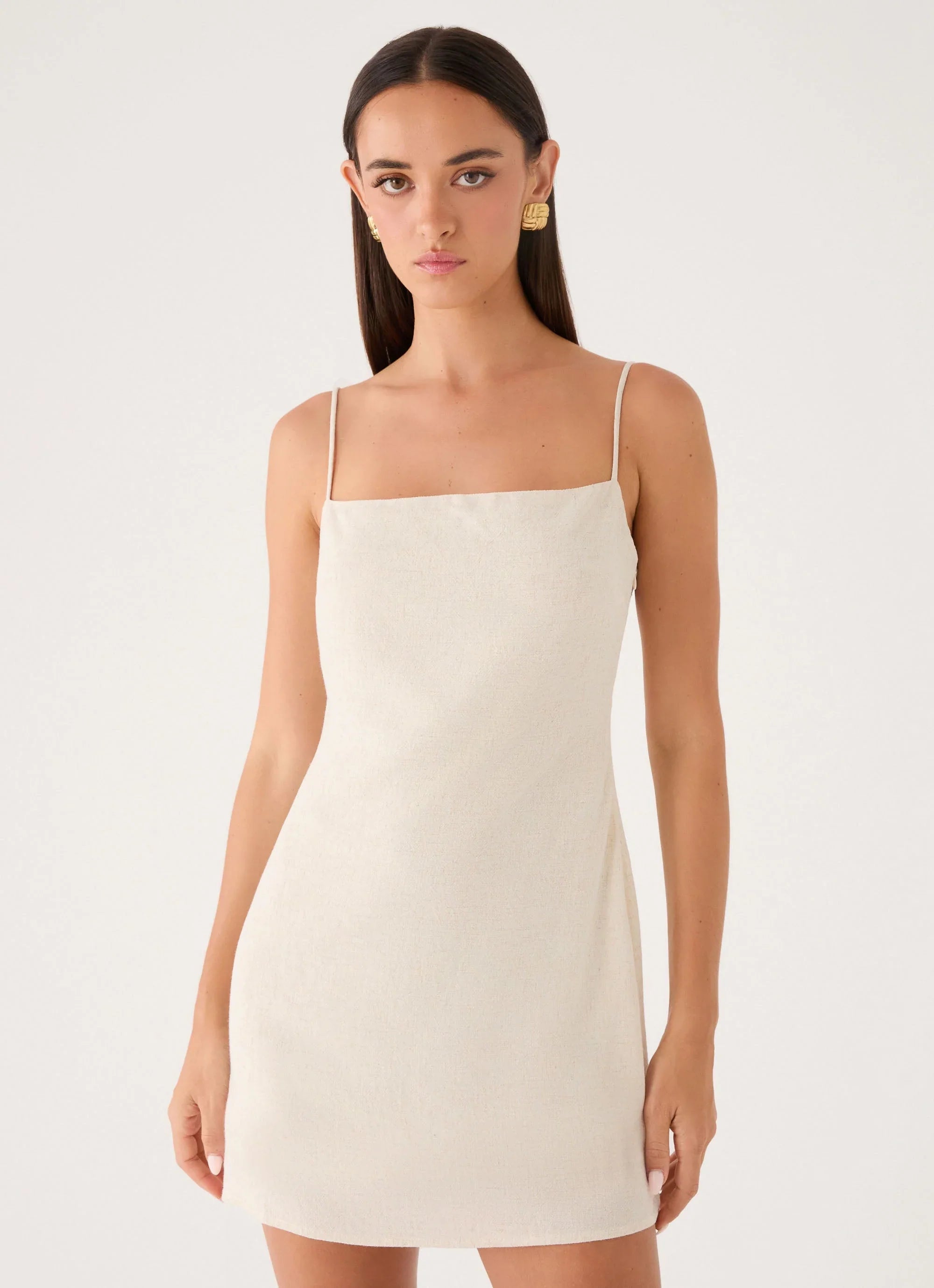 Bailee Mini Dress Oatmeal